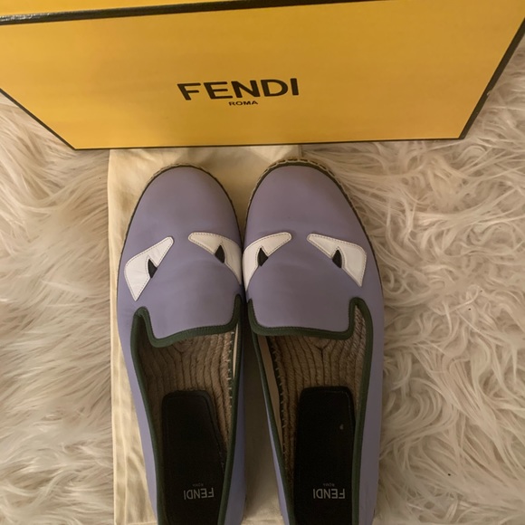 Fendi Monster eye espadrille 💯 Authentic - Picture 5 of 10
